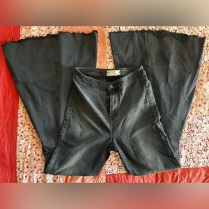 Free People “just float on” black wash jeans